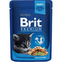 Brit Premium Cat Kitten Chicken - wet cat food 100G Art1113723