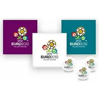 Burvju dvielis 30X30 Euro2012 Bumba ar Logo violetu 110649