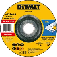 Dewalt-Akcesoria Inox tērauda slīpēšanas disks 125X22,23X6 mm Augstas Veiktspēja Dewalt Dw4543Sia-Ae