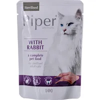 Dolina Noteci Piper Sterilised avec lapin - nourriture humide pour chats stérilisés 100G Art1114060