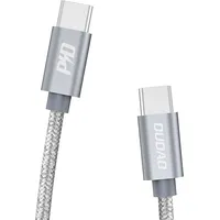 Dudao Usb Type C - cable 5 A 45 W 1 m Power Delivery Quick Charge gray L5Proc