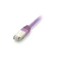 Equip Patchcord Cat6, S/Ftp, 1M, fioletowy 605555