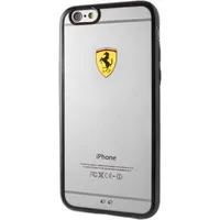 Ferrari Hardcase Fehcp6Lbk iPhone 6 6S Plus racing shield transparent black