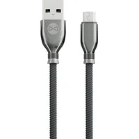 Forever Tornado cable Usb - microUSB 1,0 m 3A black Gsm097157