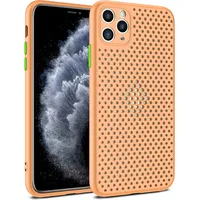 Fusion Breathe Case Silikona Aizsargapvalks Priekš Apple iPhone 12 Mini Oranžs Fsn-Br-Bc-Iph12M-Or