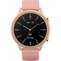 Garett Smartwatch Veronica gold-pink Sieviešu viedpulkstenis Ips / Bluetooth Ip67 Gps Sms 5904238484586
