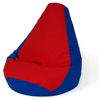 Go Gift Sako bag pear-shaped pouffe dark blue-red L 105 x 80 cm Art1206013