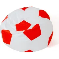 Go Gift Sako bag pouf Ball white-red Xl 120 cm Art1205926