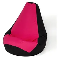 Go Gift Sako bag pouffe Pear black-pink L 105 x 80 cm Art1206015
