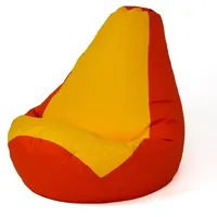 Go Gift Sako bag pouffe Pear red-yellow L 105 x 80 cm Art1205993