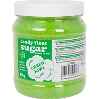 Gsg24 Krāsains cukurs vates zaļo kivi garšai 1Kg Cuk-Zie-Kiw-1Kg