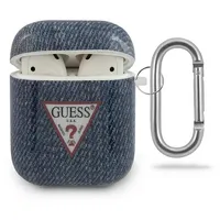 Guess Guaca2Tpujuldb Airpods cover granatowy dark blue Jeans Collection