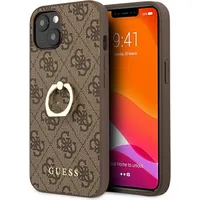 Guhcp13S4Gmrbr Guess Pu 4G Ring Case for iPhone 13 Mini Brown