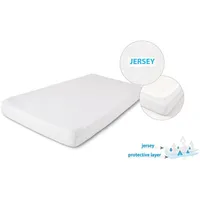 Higiēnas apakšklājs 40/50X80/90 džersija balts ūdensnecaurlaidīgs palags ar elastīgu lenti bērnu gultiņām 1760897