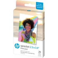 Hp Zink Paper Sprocket Select 20 Pack 2,3X3,4 Art653128