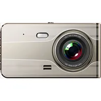 Hurtel Full Hd G-Sensor Lcd auto video reģistrators ar atpakaļgaitas kameru, bēšs 5907769308598