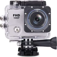 Hurtel Sporta kamera 1080P Full Hd Wi-Fi 12Mpx ūdensizturīgs platleņķis  aksesuāri balti 5907769308581