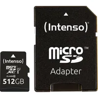 Intenso microSDXC Cards  512Gb Class 10 Uhs-I Premium 3423493