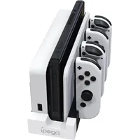 iPega 9186 Charger Dock pro N-Switch a Joy-Con White Black Pg-9186Wh