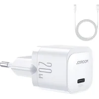 Joyroom Jr-Tcf02 Usb-C Pd 20W wall charger  cable - white Jr-Tcf02White