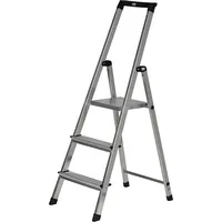 Krause Solidy Folding ladder silver 126214