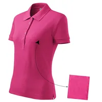 Malfini Cotton polo shirt in purple red Mli-21340