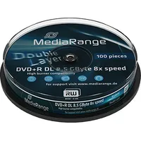 Mediarange DvdR 8.5Gb  10Pcs Mr466