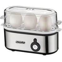 Mesko Egg boiler Ms 4485 Stainless steel, 210 W, Functions For 3 eggs