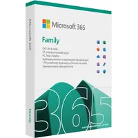 Microsoft M365 Family Pl P10 1Y 6U Win/Mac 6Gq-0194 6Gq-01940