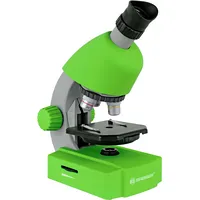 Mikroskops, Bresser Juniors 40X-640X, Zaļš ar eksperimenta komplektu, telefona adapteri Art653341