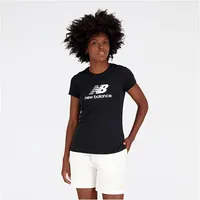 New Balance Essentials Stacked Logo Co Bk T-Shirt W Wt31546Bk