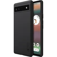 Nillkin Super Frosted Shield case for Google Pixel 6A cover  phone stand black Black