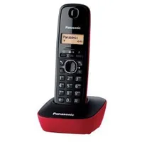 Panasonic Kx-Tg1611 Dect telephone Caller Id Black, Red Kx-Tg1611Pdr