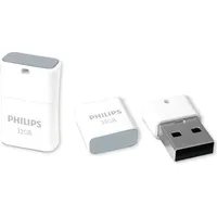 Philips Usb 2.0 Flash Drive Pico Edition Pelēka 32Gb Fm32Fd85B