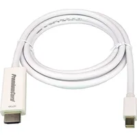 Premiumcord Kabel Displayport Mini - Hdmi 2M biały Kportadmk04-02