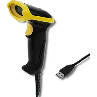 Qoltec 50860 Wired Laser Barcode Scanner 1D  Usb