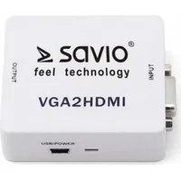 Savio Vga  Hdmi Full Hd 1080P 60Hz Converter Adapter Cl-110