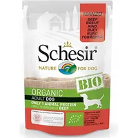 Schesir It Bio Monoprotein Beef, 85G - bezgraudu organiska sautēta liellopa gaļa suņiem Art964143