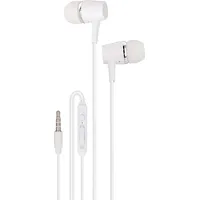 Setty wired earphones white Gsm108670