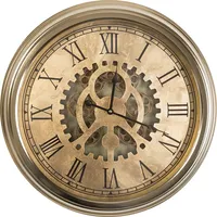 Sienas pulkstenis 59X59X9 Classic 02 Vintage metāla stikla zobrata ciparnīca 1170240