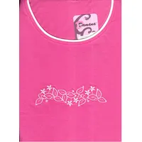 Sieviešu krekls ar īsām piedurknēm D 449 158/124 2Xl rozā izšuvumu Zema cena 109261