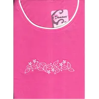 Sieviešu krekls ar īsām piedurknēm D 449 158/124 2Xl rozā izšuvumu Zema cena 109261
