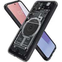 Spigen Ultra Hybrid Onetap Ring Case with Magsafe for Samsung Galaxy S24 - Transparent Zero One Pattern 24494-0