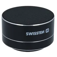 Swissten Bluetooth 4.0 Bezvadu Skaļrunis ar Micro Sd  Telefona Zvana Funkcija Metāla Korpus 3W Melns I-Metal-Bk