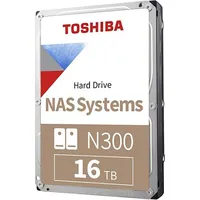 Toshiba  
 N300 Nas Hard Drive 16Tb Bulk Hdwg31Guzsva