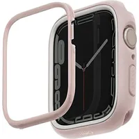 Uniq etui Moduo Apple Watch Series  4 5 6 7 8 Se 44 45Mm różowy-biały blush-white Uniq-45Mm-Mdpnkwht