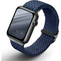 Uniq pasek Aspen Apple Watch 44 42 45 49 mm Series 4 5 6 7 8 Se Se2 Ultra Braided niebieski oxford blue Uniq-44Mm-Aspoblu