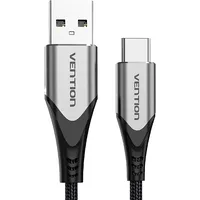 Vention Usb 2.0 A to Usb-C 3A cable 0.25M Codhc gray