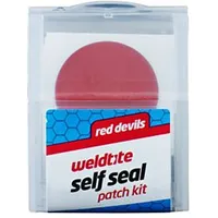 Weldtite Łatki do dętek zestaw Red Devils Self Seal Patch Kit 6 x łatki samoprzylepne pudełko 20 szt. Wld-01021