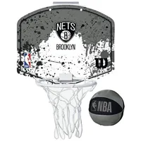 Wilson Basketball board Mini Nba Team Brooklyn Nets Hoop Wtba1302Bro